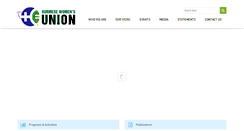 Desktop Screenshot of burmesewomensunion.org